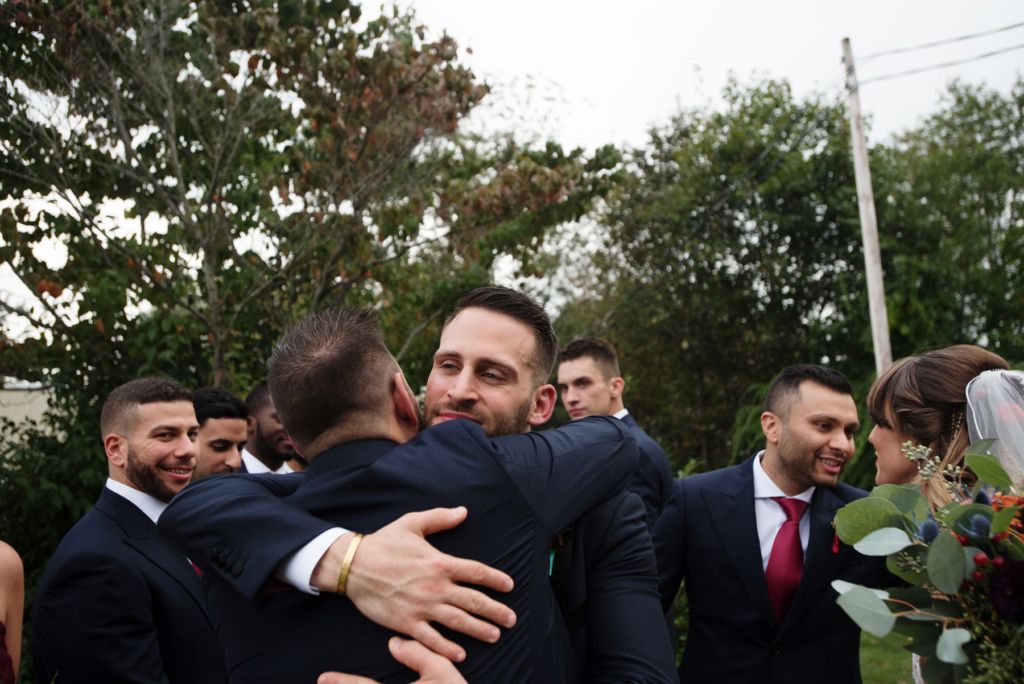 A Maine wedding with a ceremony at St Nicolas Greek Orthodox Church in Portsmouth New Hampshire