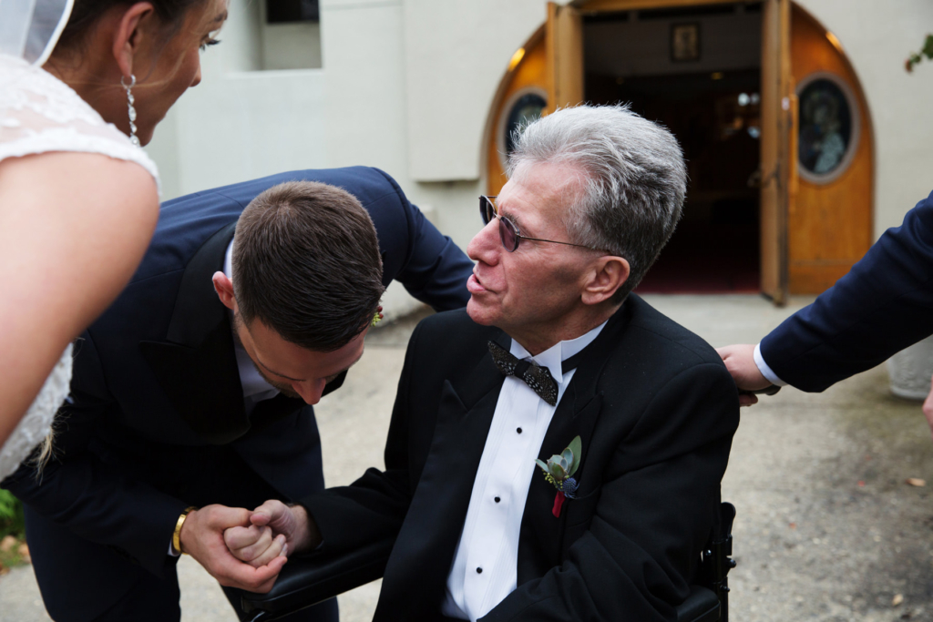 A Maine wedding with a ceremony at St Nicolas Greek Orthodox Church in Portsmouth New Hampshire