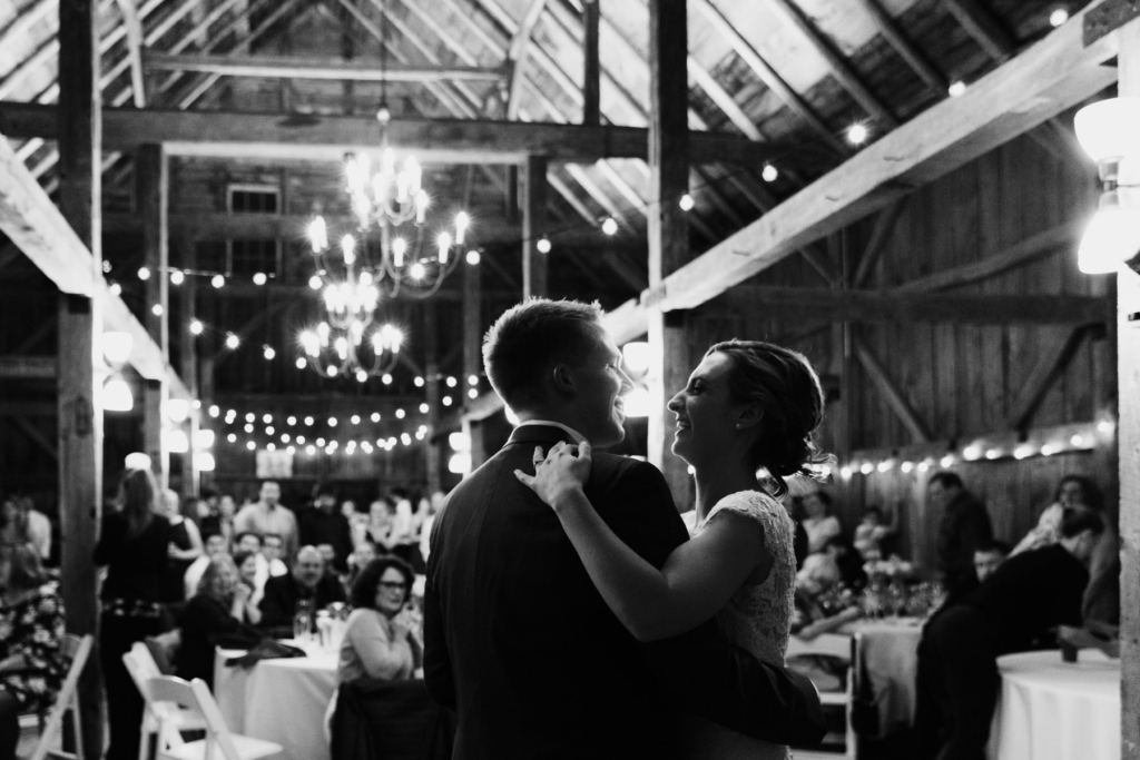 A first dance at the Barn on Walnut Hill