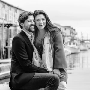 Zach and Katie during their session with Portland Maine Engagement Photographer Peter Greeno
